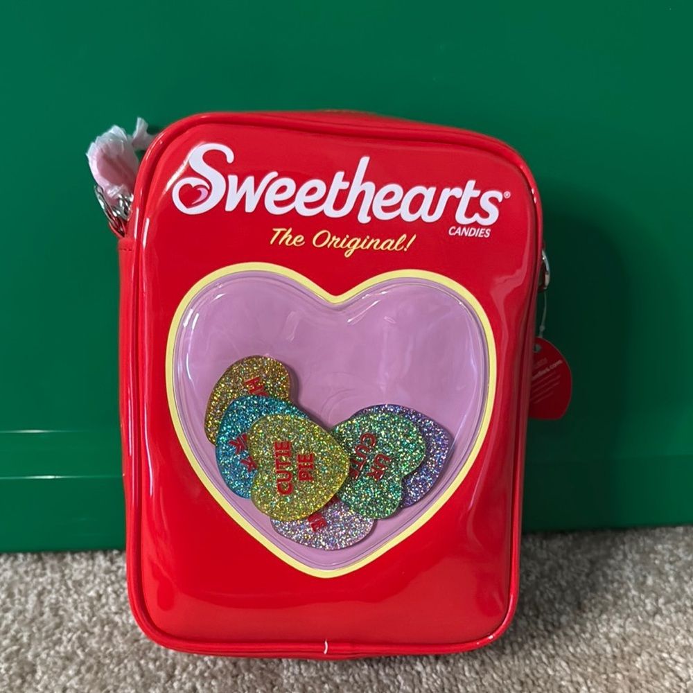 Sweethearts Red Heart-Shaped Bag
